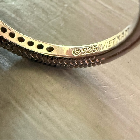 Judith Ripka 925 Sterling Silver Ring Size 7 NEW - Picture 9 of 13